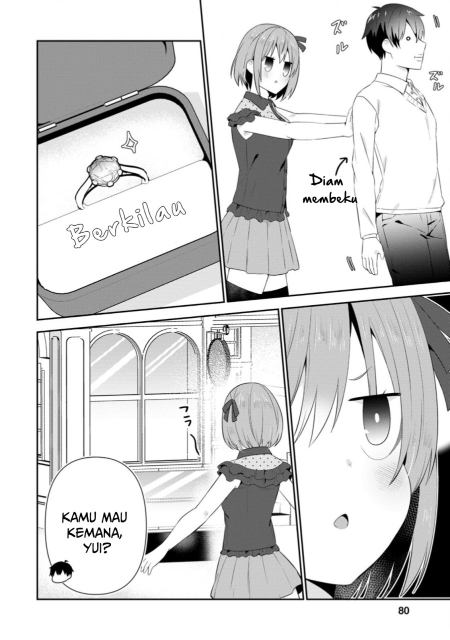 The Cute Girl Sitting Next to Me Is Trying to Make Me Fall in Love With Her as a Way to Ridicule Me Chapter 18 Bahasa Indonesia